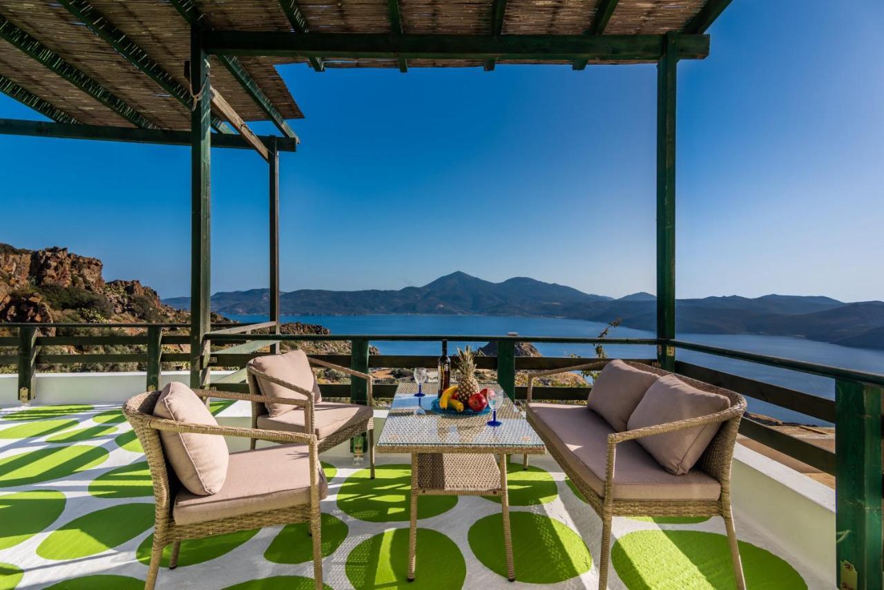 Willa Melisses Sea View House Plaka  Zewnętrze zdjęcie