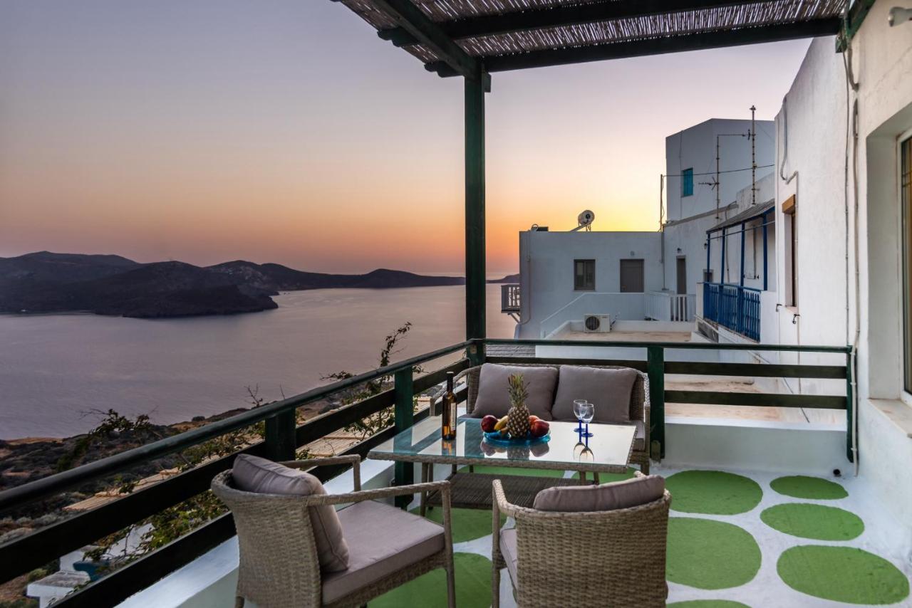 Willa Melisses Sea View House Plaka  Zewnętrze zdjęcie
