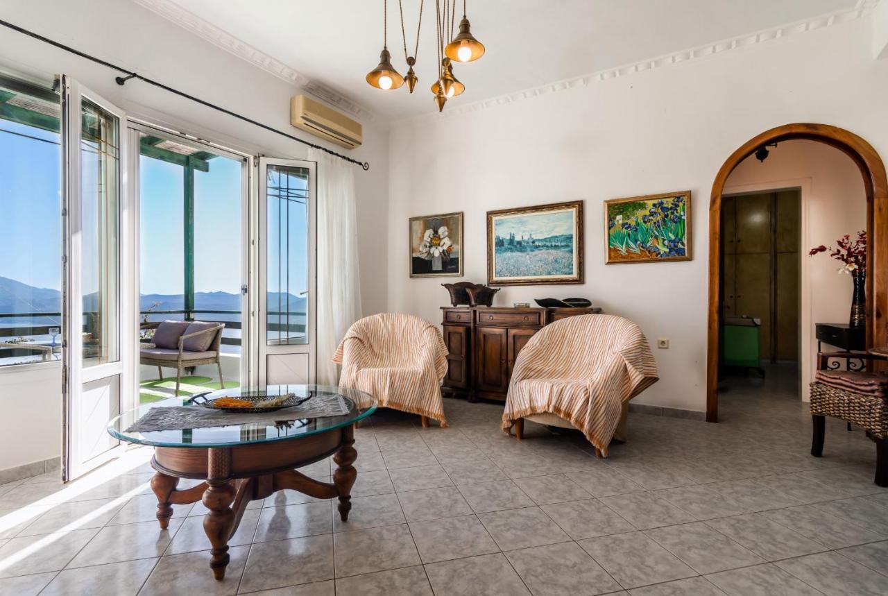 Willa Melisses Sea View House Plaka  Zewnętrze zdjęcie